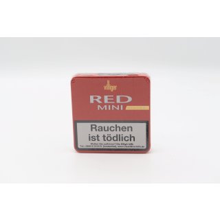 Villiger Zigarillos Red Mini Filter Blechdose 20er Dose