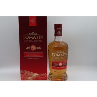 Tomatin 21 Jahre 0,7 ltr. Travel Retail Exclusive