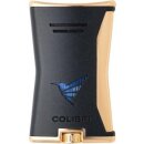 COLIBRI Feuerzeug Slim schwarz/gold