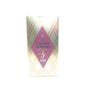 Nonino Grappa Riserva 3 Jahre 0,5 ltr.