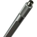 Passatore Drawpoker Alu eloxiert silber mit 2 integrierten Rundcuttern