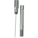 Passatore Drawpoker Alu eloxiert silber mit 2 integrierten Rundcuttern