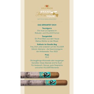 Villiger Brand Ambasador Tour 2026 / 25.06.2026