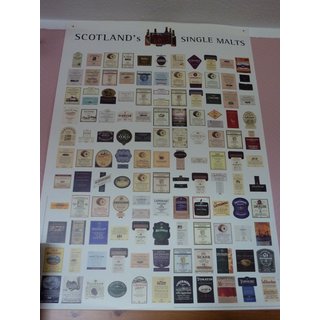 Poster DIN A1 - Scotlands Single Malts