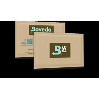 Boveda Humidipak 69 % RH  Beutel a 60 Gramm einzeln Cellophaniert